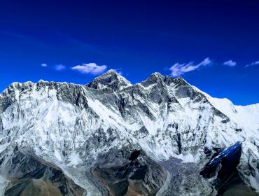 View of Everest from Ama Dablam 