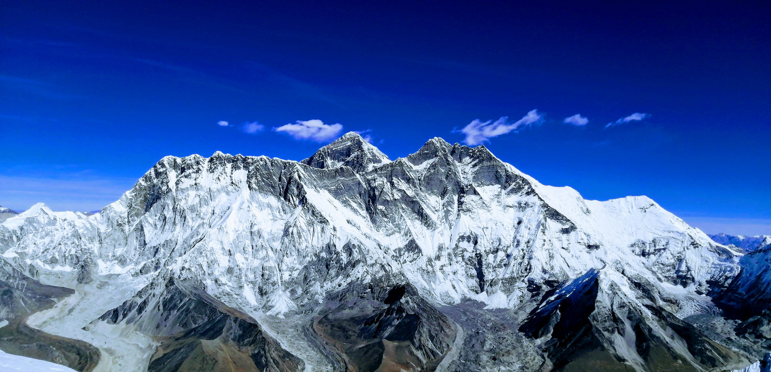 View of Everest from Ama Dablam 