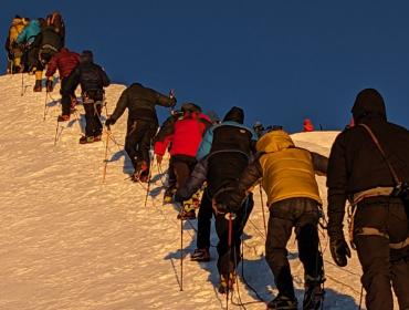 Climbing Mera Peak Route - Outward Adventure Treks 