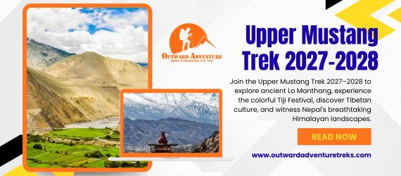 Upper Mustang Trek 2027 2028 Lo Manthang and Tiji Festival in Nepal 